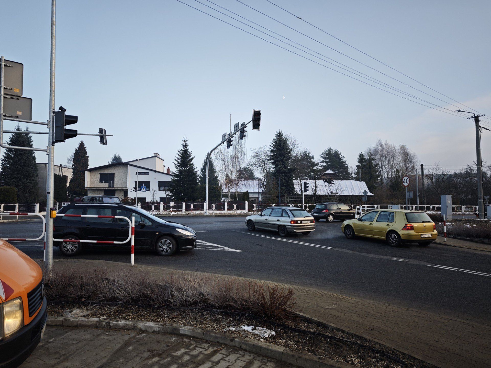 Sygnalizacja świetlna przy ul. Pogorskiej w Chrzanowie