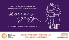 38 Content Communication prowadzi drugą edycję kampanii 1,5% dla Puckiego Hospicjum