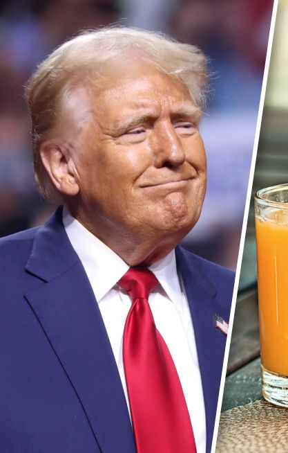 Błyskawiczny skutek decyzji Trumpa. Sok pomarańczowy gwałtownie drożeje