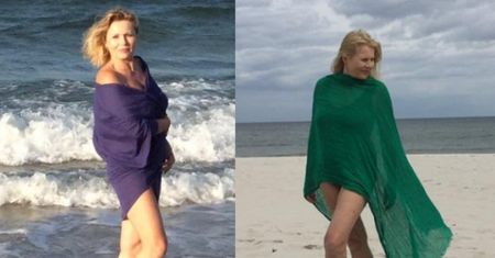 Szapołowska nadal szaleje nad Bałtykiem. "Wybieram morze, bo to zamraża piękno"