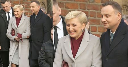 Andrzej Duda z żoną witają nowego metropolitę krakowskiego (ZDJĘCIA)