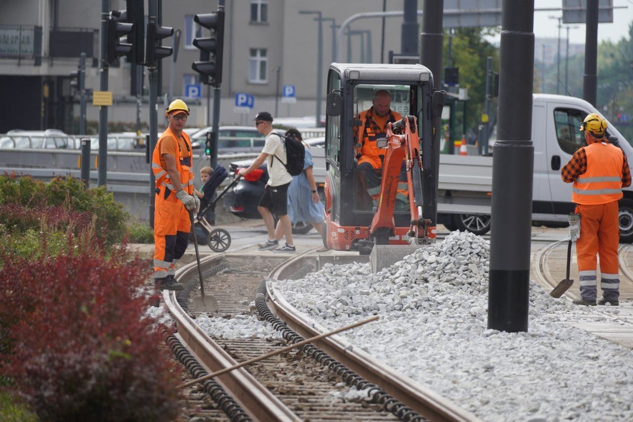 Roboty torowe na Żeromskiego są już na ukończeniu