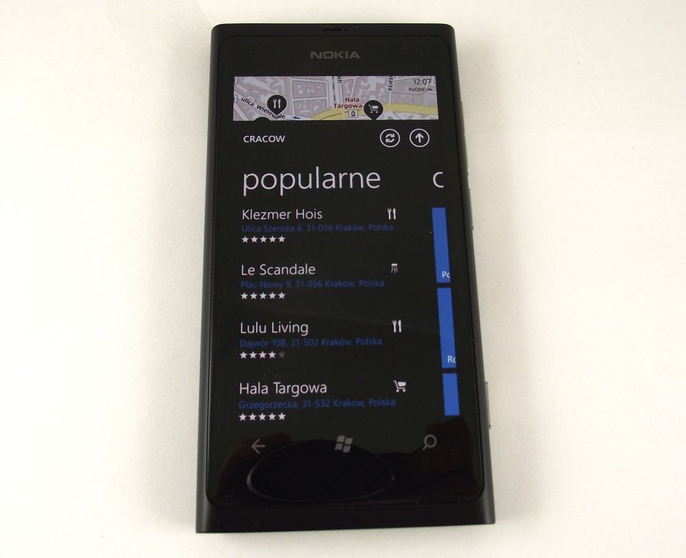 Nokia Lumia 800 - Mapy Nokia