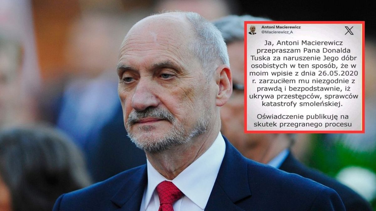 Sfałszowany wpis Antoniego Macierewicza