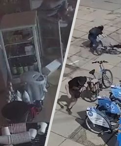 Wstrząsające nagrania. Moment, gdy spadają rosyjskie rakiety