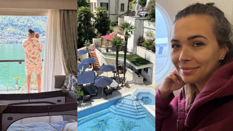 Sandra Kubicka i Baron udali się z synem do Szwajcarii