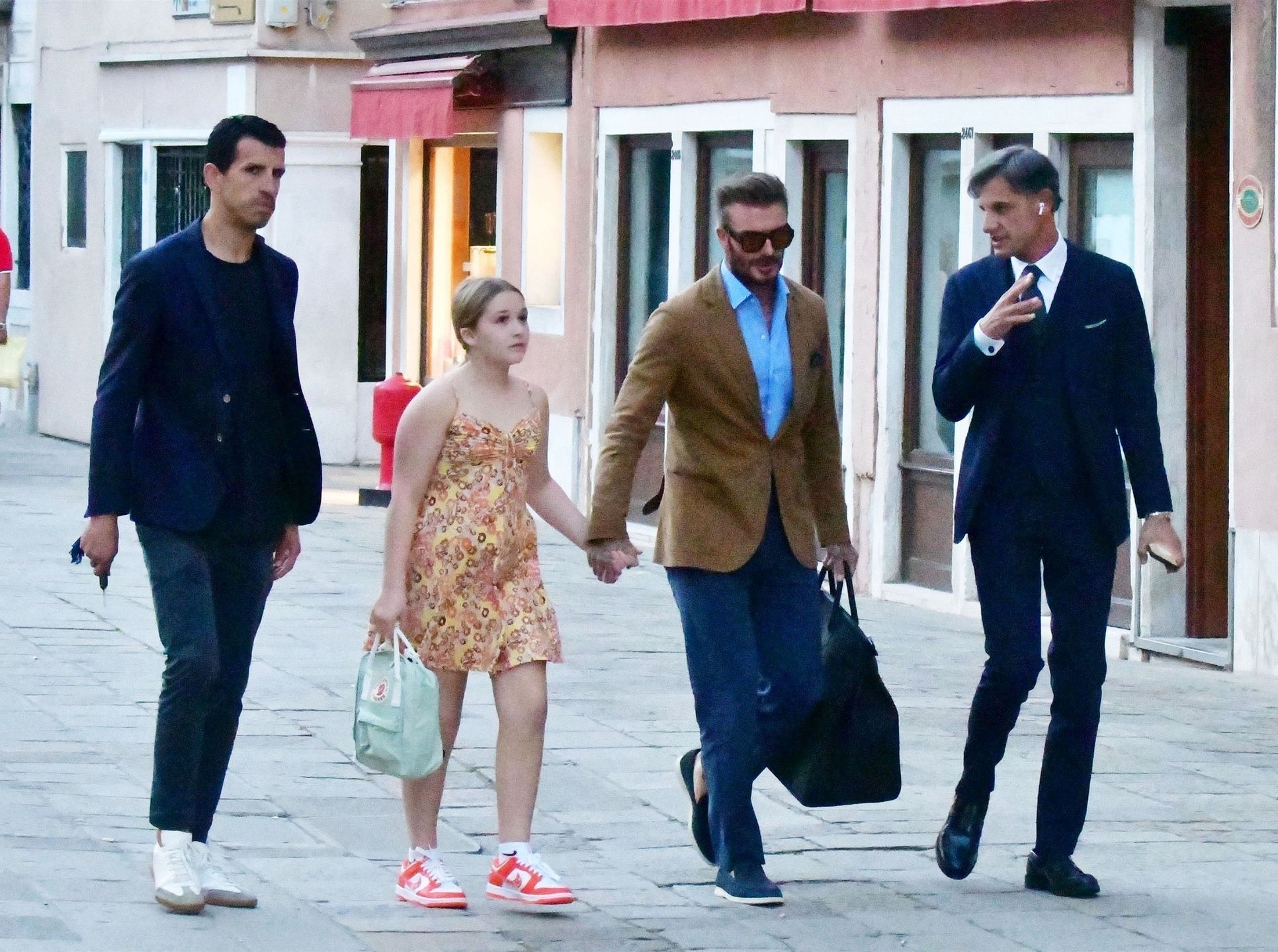 David Beckham na wakacjach z córką
