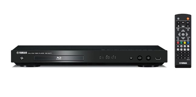 Odtwarzacz Blu-ray marki Yamaha komunikuje się poprzez Wi-Fi, Miracast, DLNA