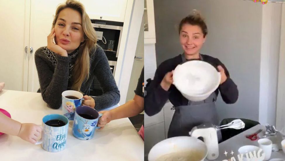 Małgorzata Socha w kuchni