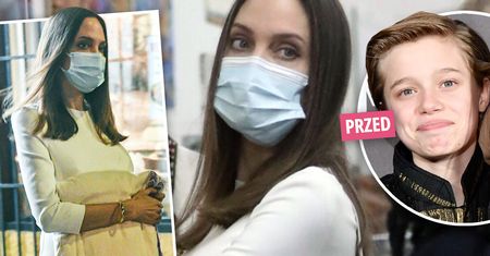 Angelina Jolie wyskoczyła na zakupy z córkami. Shiloh zaczęła nosić dziewczęcą fryzurę