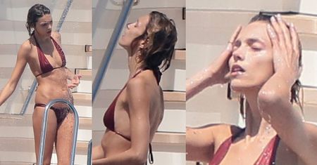 Anja Rubik bawi się na jachcie w Saint Tropez (ZDJĘCIA)