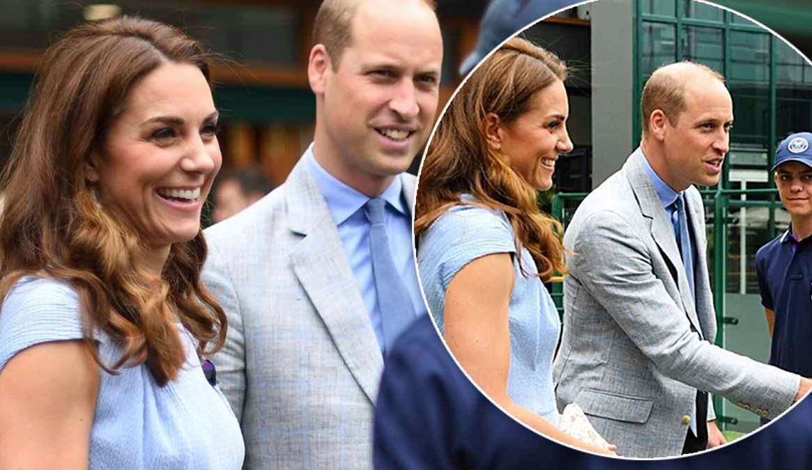 Księżna Kate z Williamem podczas finału Wimbledonu mężczyzn