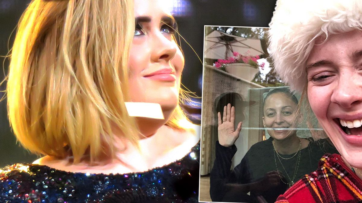 Adele składa życzenia Nicole Richie, internauci patrzą na jej figurę. Schudła jeszcze bardziej!