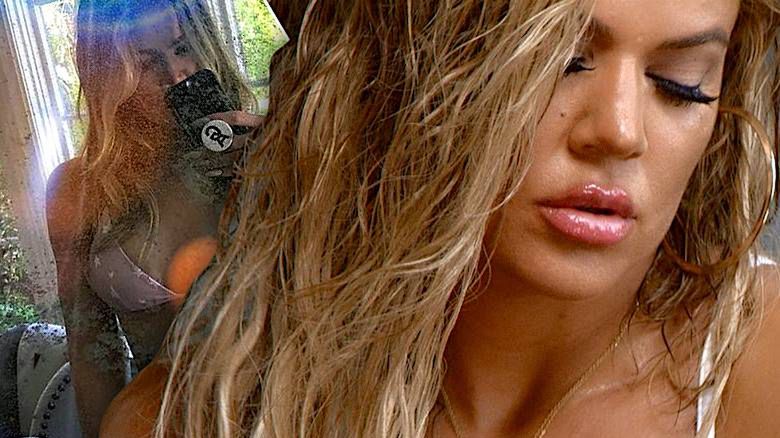 Khloe Kardashian nago w bikini, zdjęcia