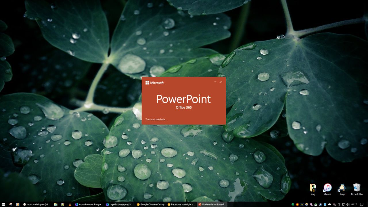 PowerPoint czasem każe na siebie trochę poczekać
