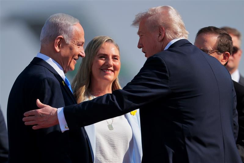 Historyczne chwile. Trump wylądował w Tel Awiwie