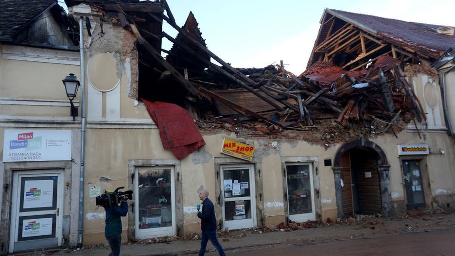 Wtorkowe trzęsienie ziemi w Chorwacji miało magnitudę 6,4