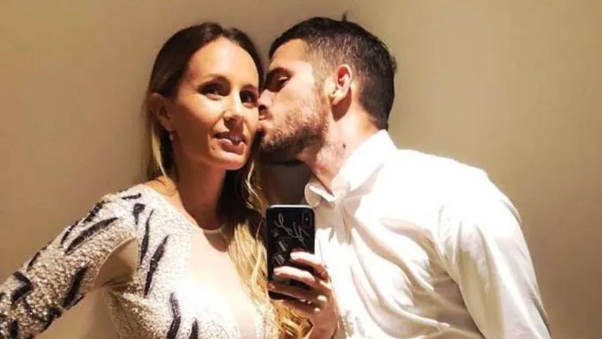 Gisela Dulko z byłym mężem Fernando Gago