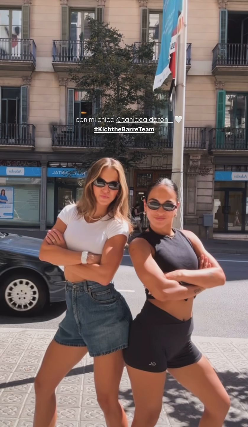 Anna Lewandowska w Barcelonie 