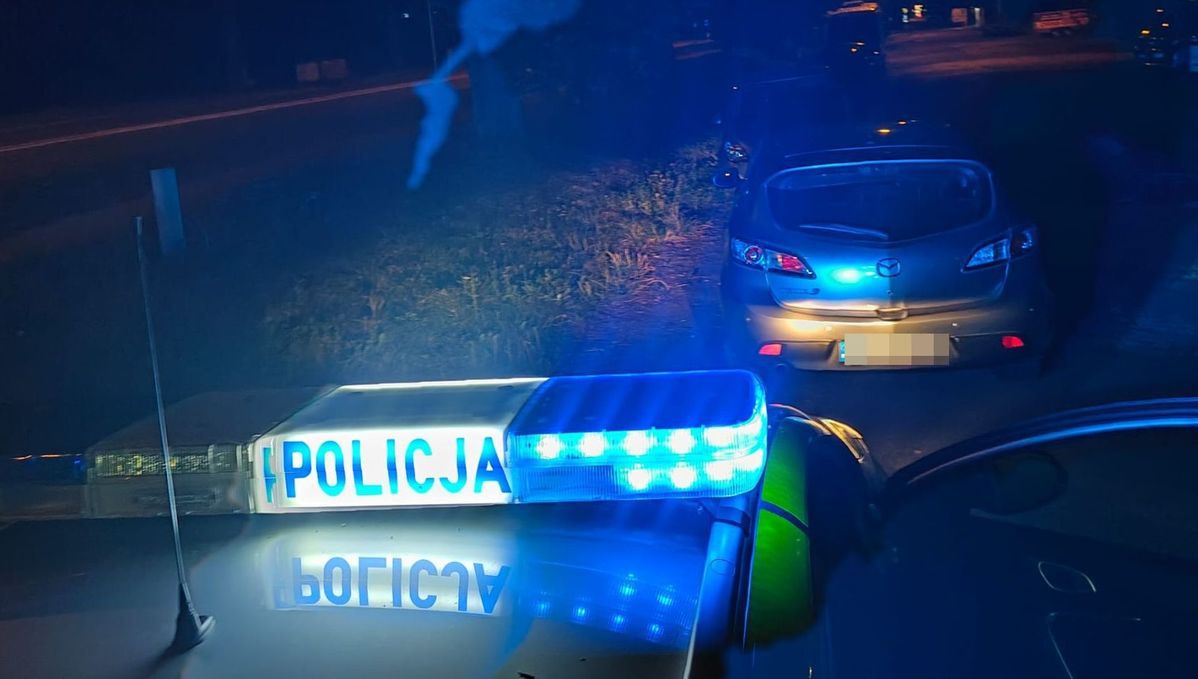 Puławy: Z kebabem w ręku, bez włączonych świateł. Miał ponad 2 promile