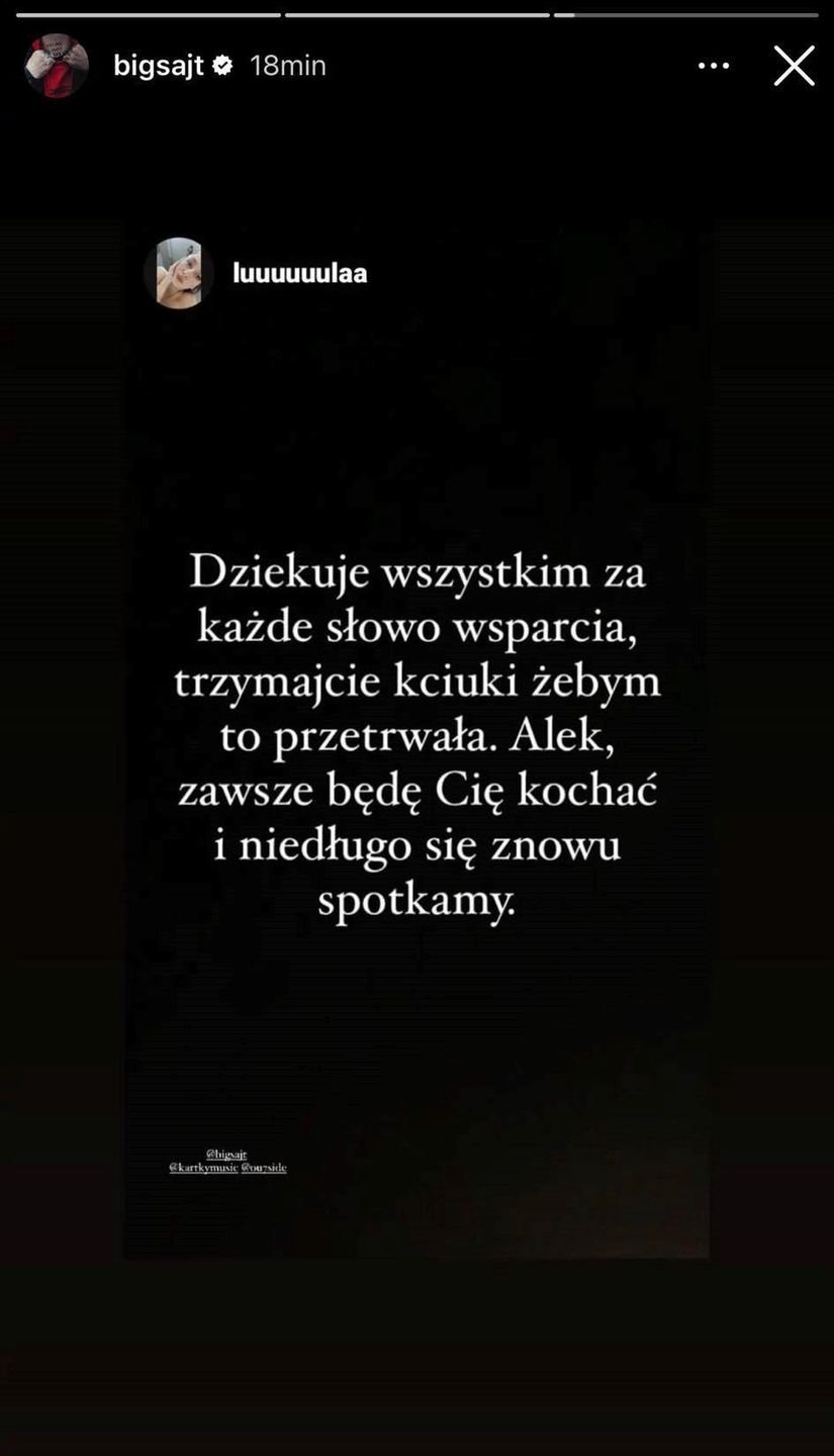 Big Scythe nie żyje. Ukochana żegna go w emocjonalnym wpisie 