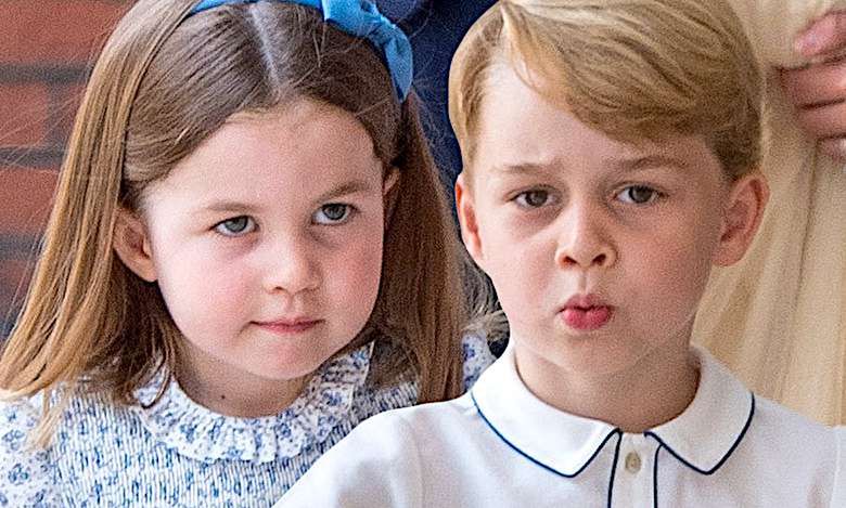 George i Charlotte chrzest Louisa