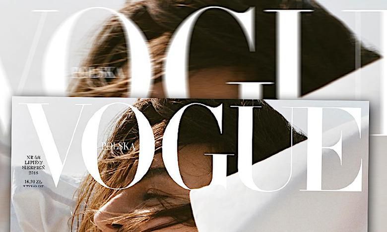 Vogue Polska okładka lipiec sierpień 2018