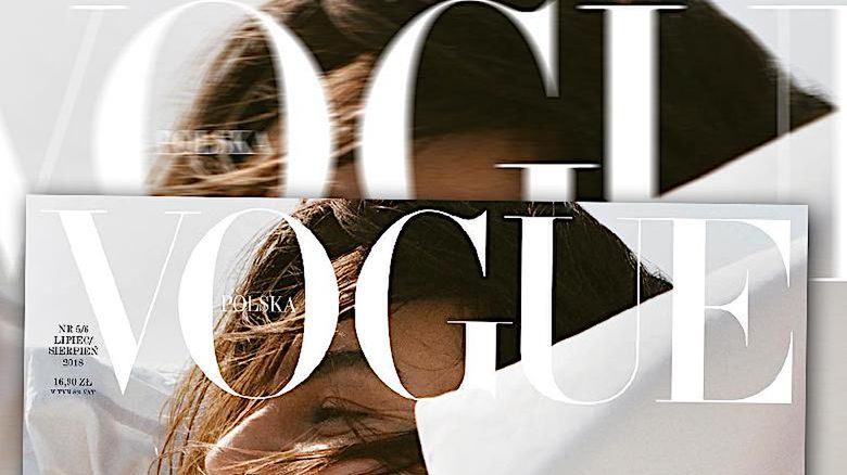Vogue Polska okładka lipiec sierpień 2018
