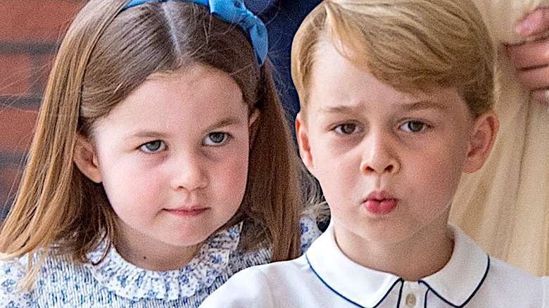 George i Charlotte chrzest Louisa