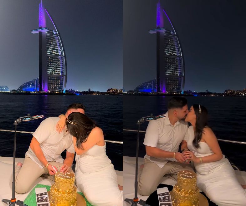 Linda Andrade z mężem