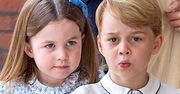 Nie tylko książę Louis był gwiazdą wieczoru. Charlotte i George błyszczeli na chrzcinach brata. Ich pasujące stroje rozczuliły wszystkich!