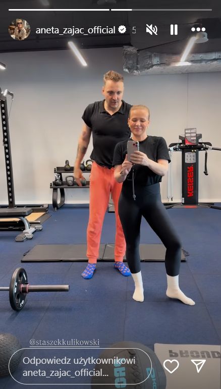 Aneta Zając na siłowni