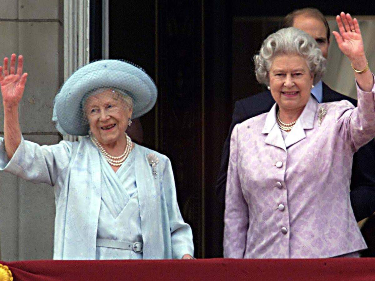 Królowa Matka i królowa Elzbieta II