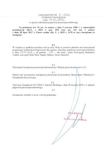Wisła się uspokoiła - pogotowie odwołane!
