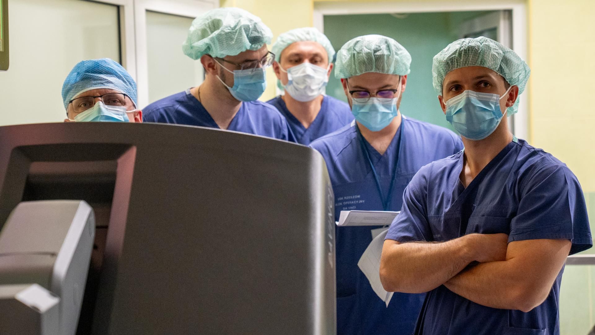 Lekarze z Kijowa podczas szkolenia w USK w Rzeszowie