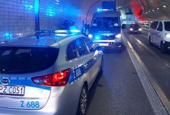 Szok w tunelu Trasy WZ. Kierowcy byli przerażeni