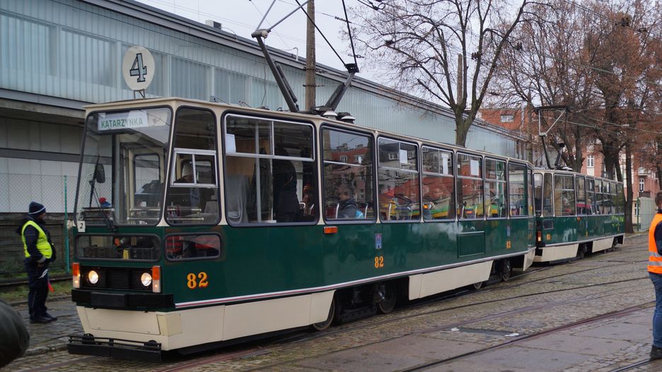 Skład tramwajów typu 105N w Poznaniu