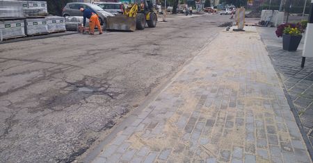Knurów. Ul. Targowa zmienia oblicze. Utrudnienia potrwają do końca sierpnia