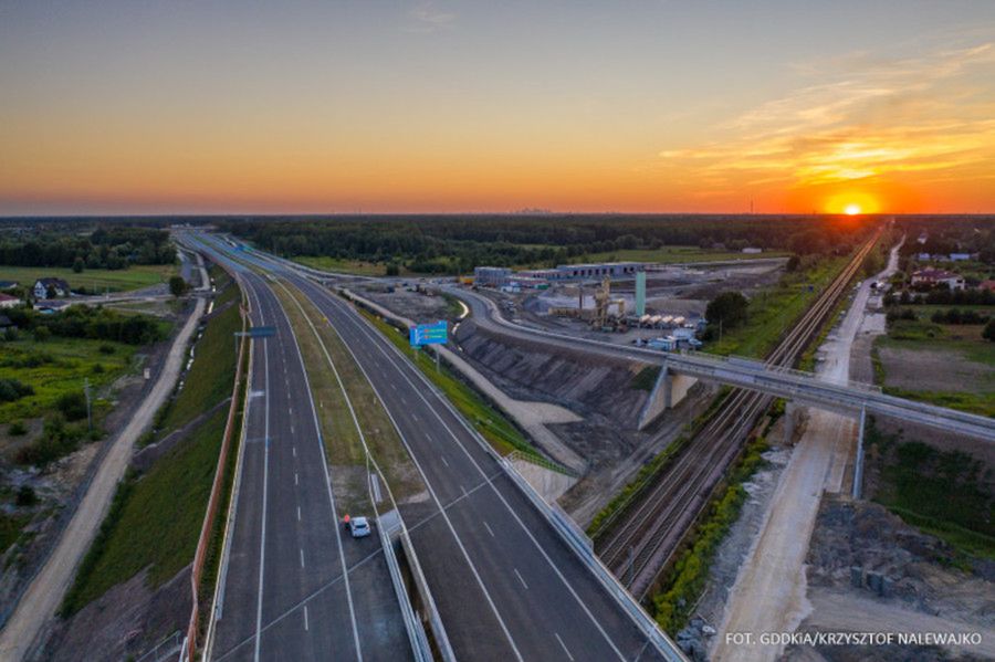 Nowy odcinek Autostrady A2 ułatwi przejazd z Warszawy do Mińska Mazowieckiego.