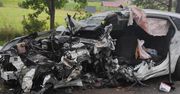 27-letni kierowca zakleszczony w aucie. Koszmarny wypadek w Bornitach