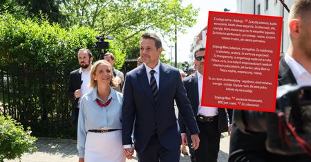 Żona Trzaskowskiego zabiera głos. To im podziękowała