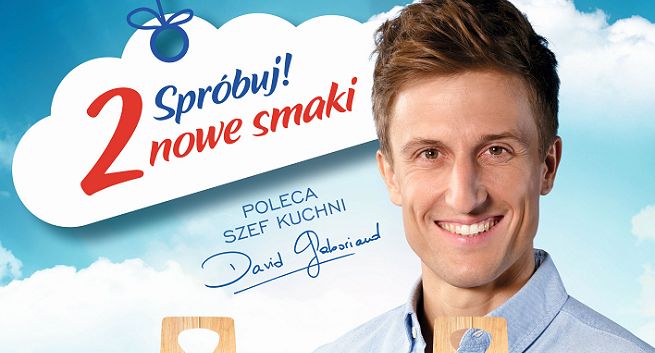 David Gaboriaud będzie promować nowe smaki Almette