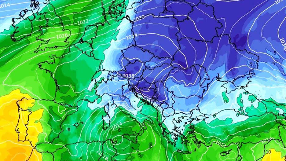 Pogoda. Uderzenie zimy. IMGW wydał ostrzeżenia (wxcharts.com)