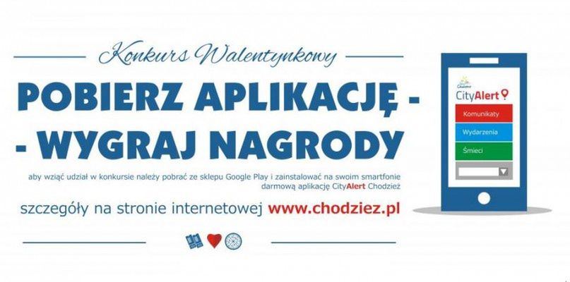 Pobierz aplikację CityAlert Chodzież i weź udział w konkursie