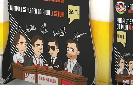 Internauci narzekają na szklanki Kanału Sportowego w Biedronce