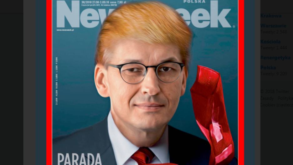 Tak wygląda okładka najnowszego "Newsweeka"