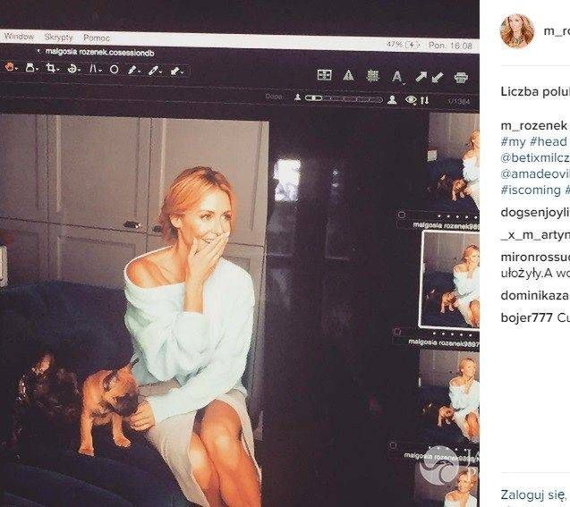 Nowy piesek w rodzinie Małgorzaty Rozenek