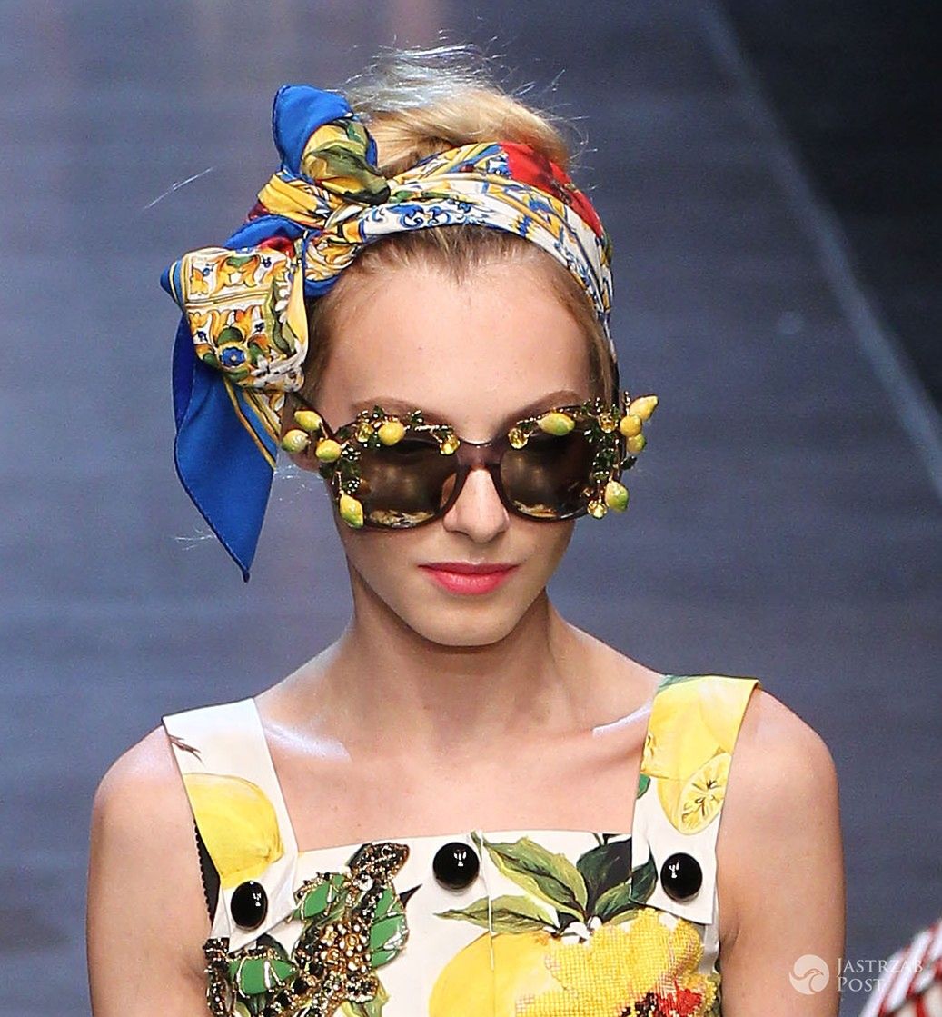 Okulary przeciwsłoneczne Dolce & Gabbana, wiosna-lato 2016 (fot. ONS)