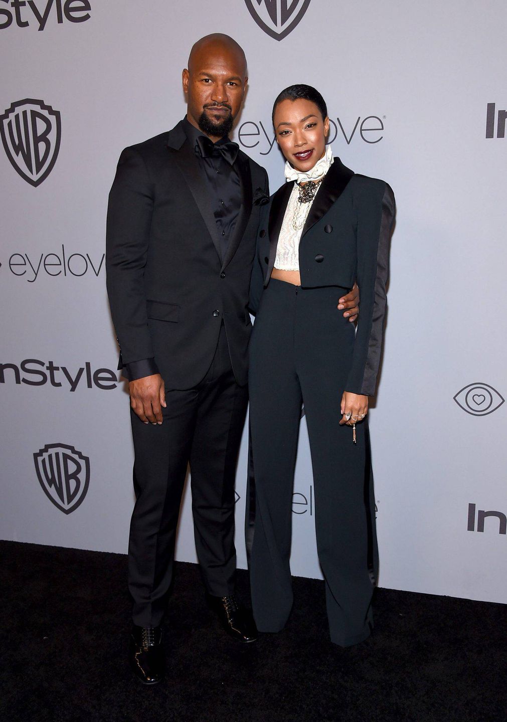 Kenric Green i Soneque Martin Green - Złote Globy x InStyle afterparty 2018