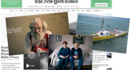 Aleksander Doba w "The New York Times". "Dlaczego ktoś chciałby przepłynąć Atlantyk w wieku 70 lat?"